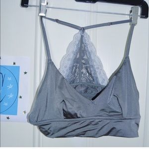 Gray bralette
